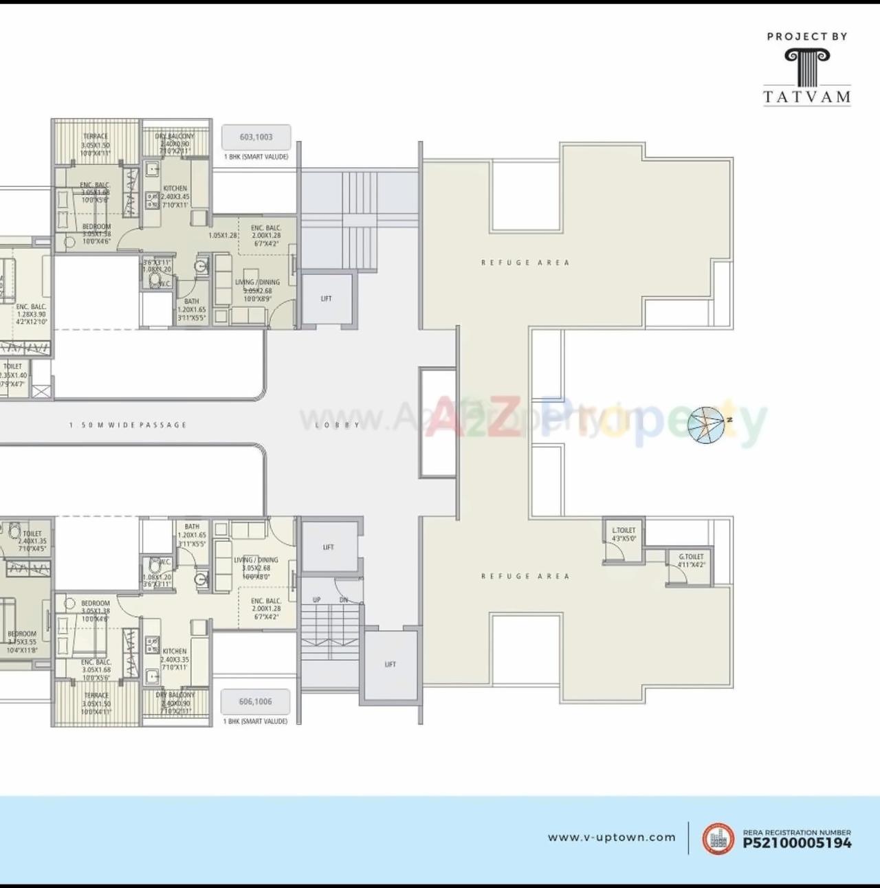 Layout of real estate project V Uptown located at Kivale, Pune, Maharashtra