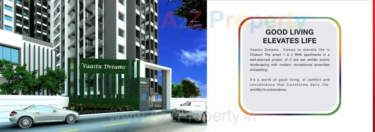 3D Elevation of real estate project Vaastu Dreams located at Pimpri-chinchawad-m-corp, Pune, Maharashtra