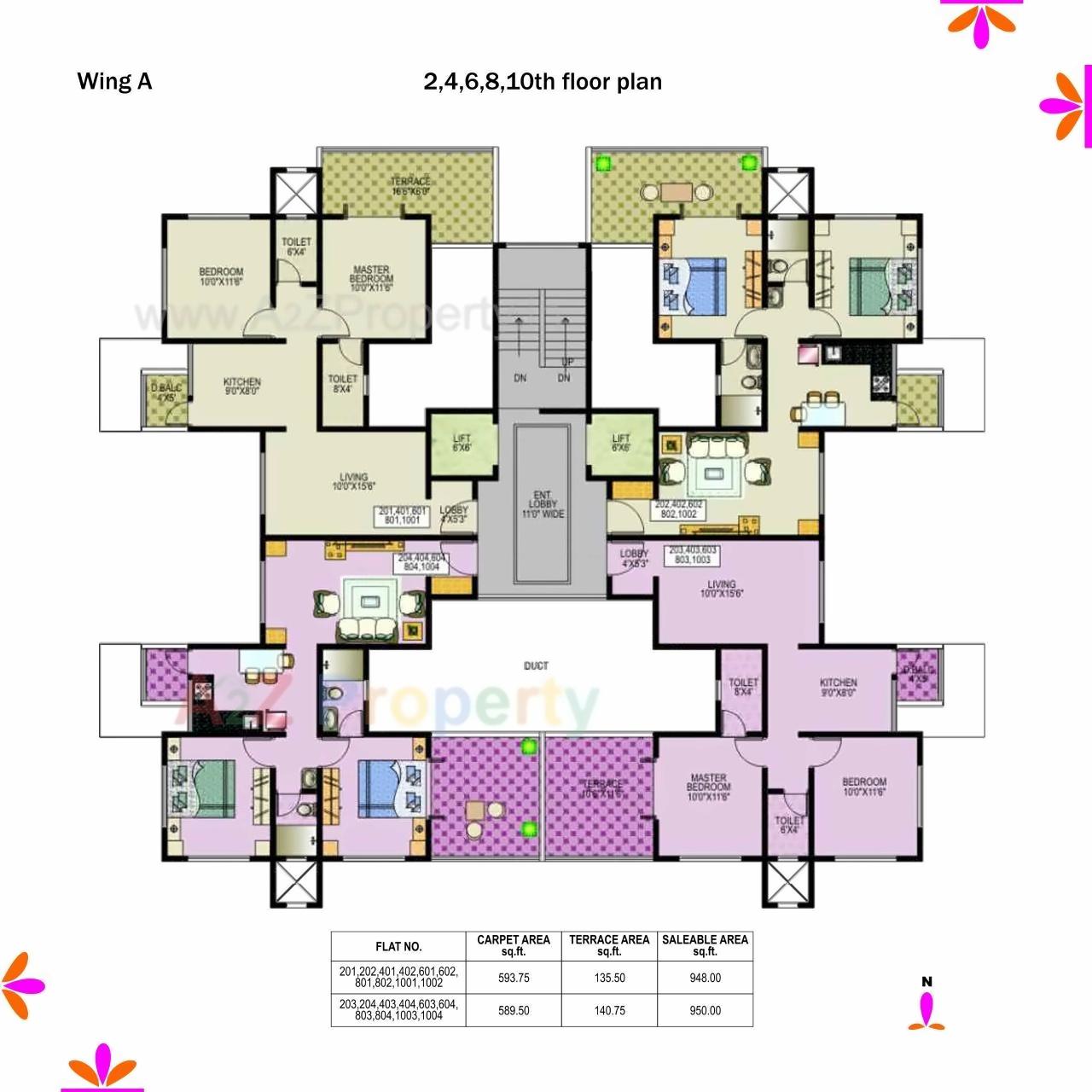 Layout of real estate project Valay located at Hadapsar, Pune, Maharashtra