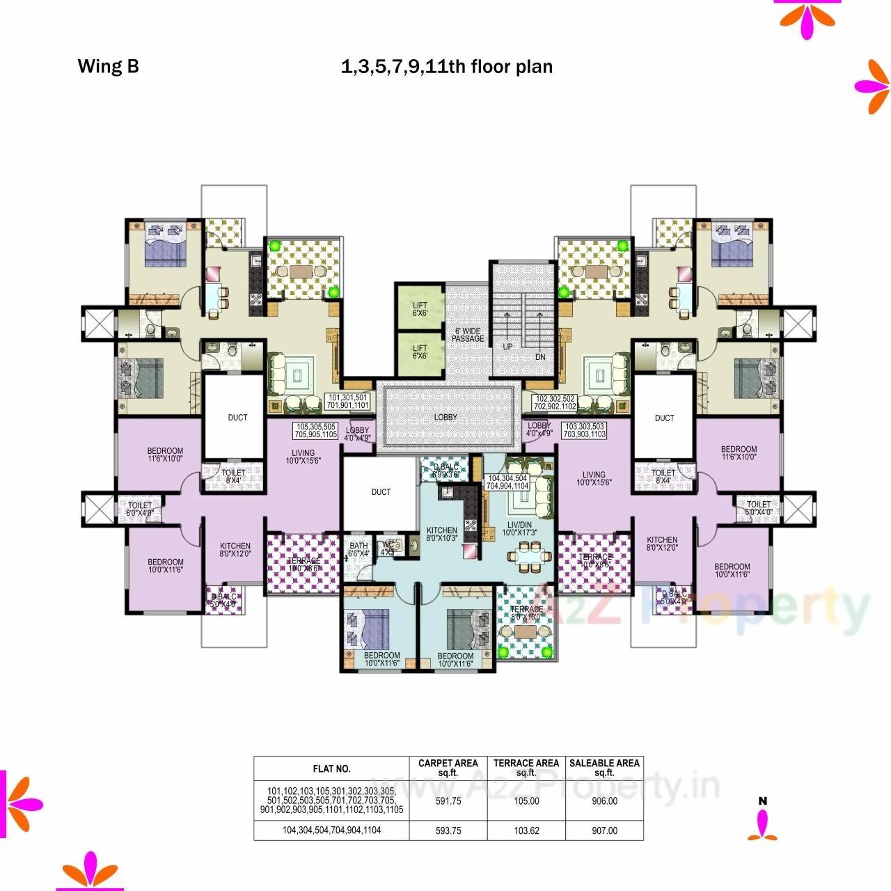 Layout of real estate project Valay located at Hadapsar, Pune, Maharashtra