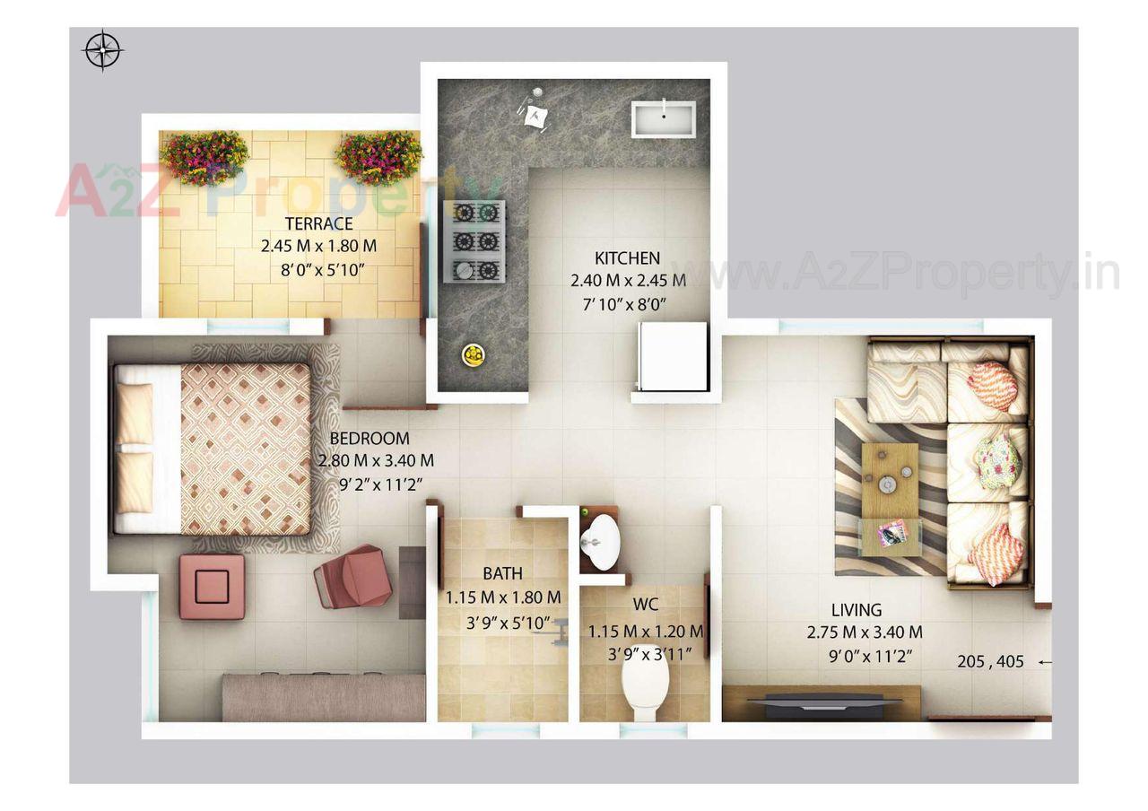 0002 of real estate project Vandan Vihar located at Wadki, Pune, Maharashtra