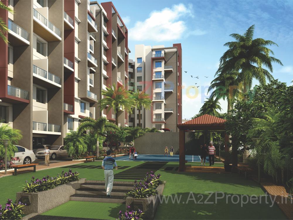 3D Elevation of real estate project Vardhaman Dreams located at Wakad, Pune, Maharashtra