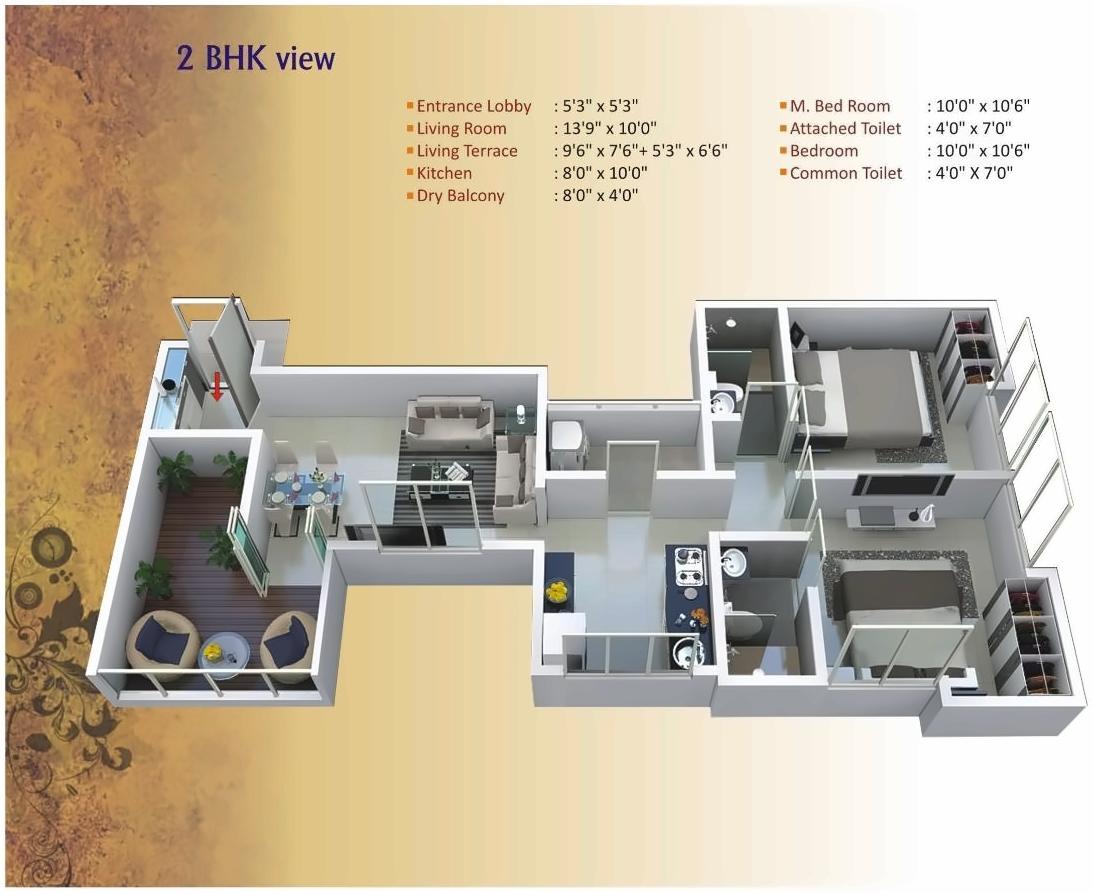 Layout of real estate project Vardhaman Elegance located at Wagholi, Pune, Maharashtra