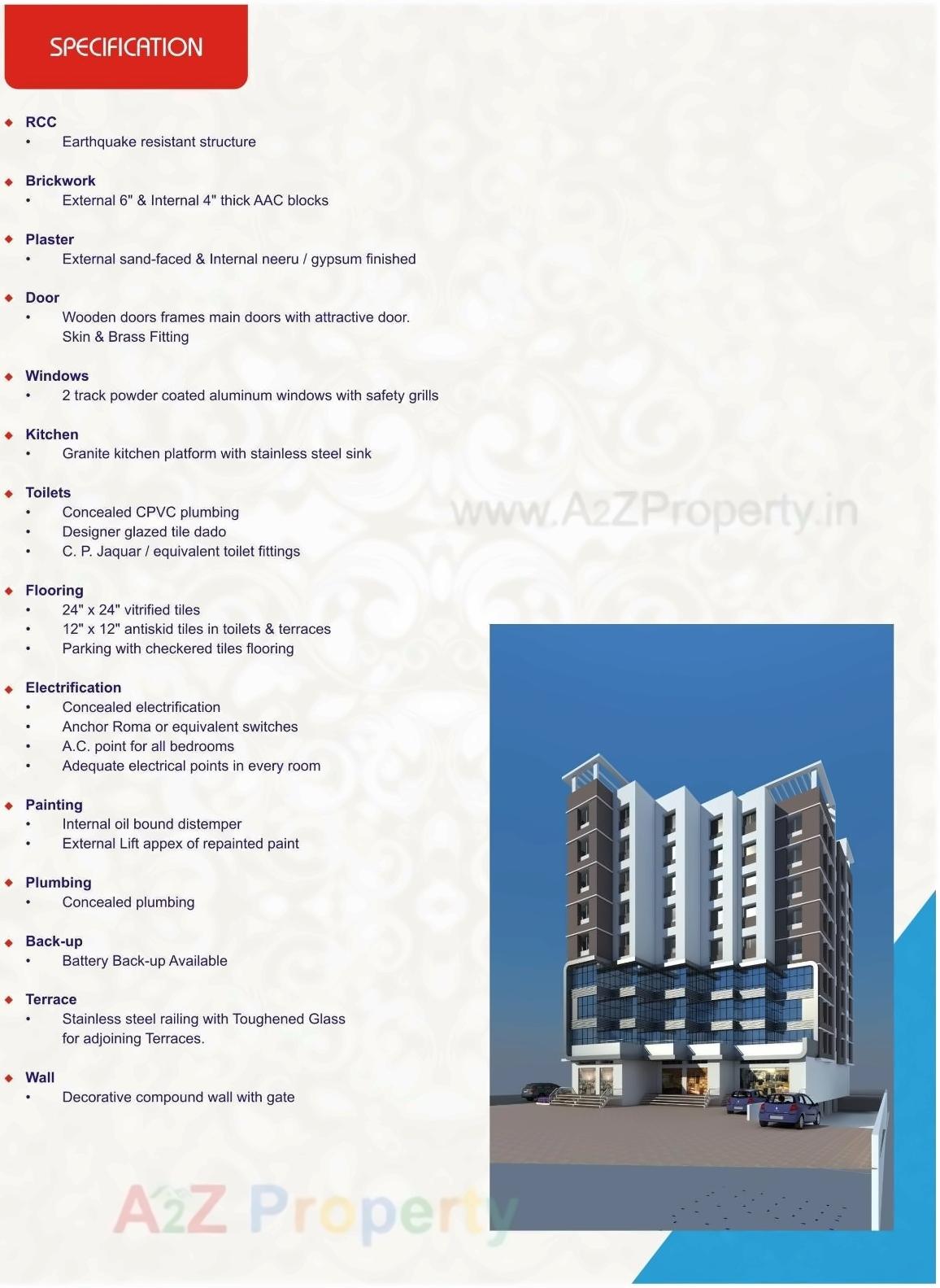  of real estate project Vasantsakha Plaza located at Narhe, Pune, Maharashtra