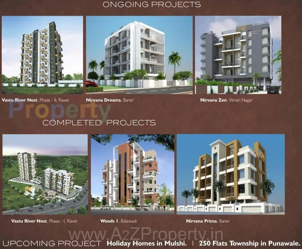 3D Elevation of real estate project Vastu Nirvana located at Pune-m-corp, Pune, Maharashtra