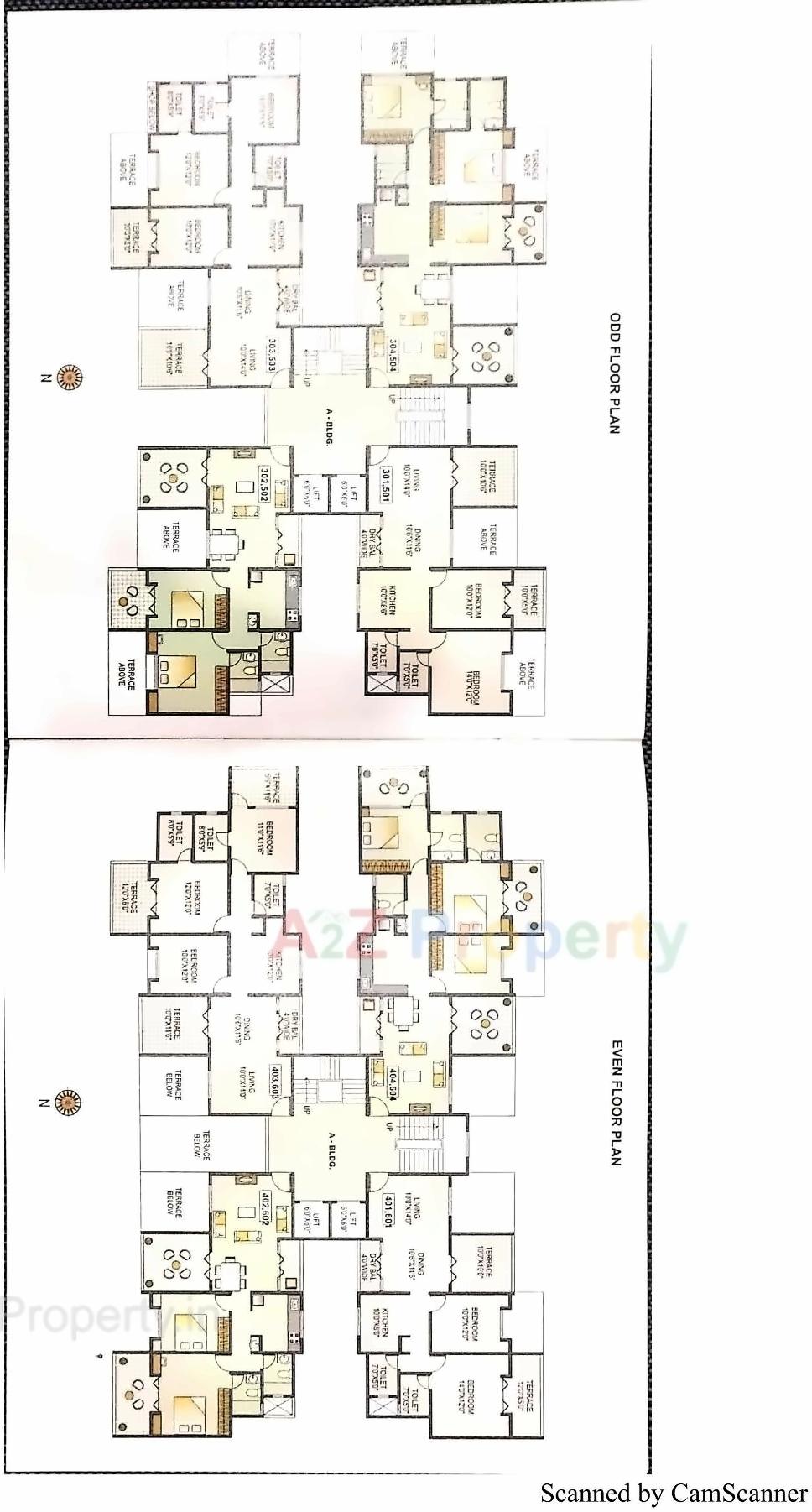 Layout of real estate project Vedant located at Undri, Pune, Maharashtra