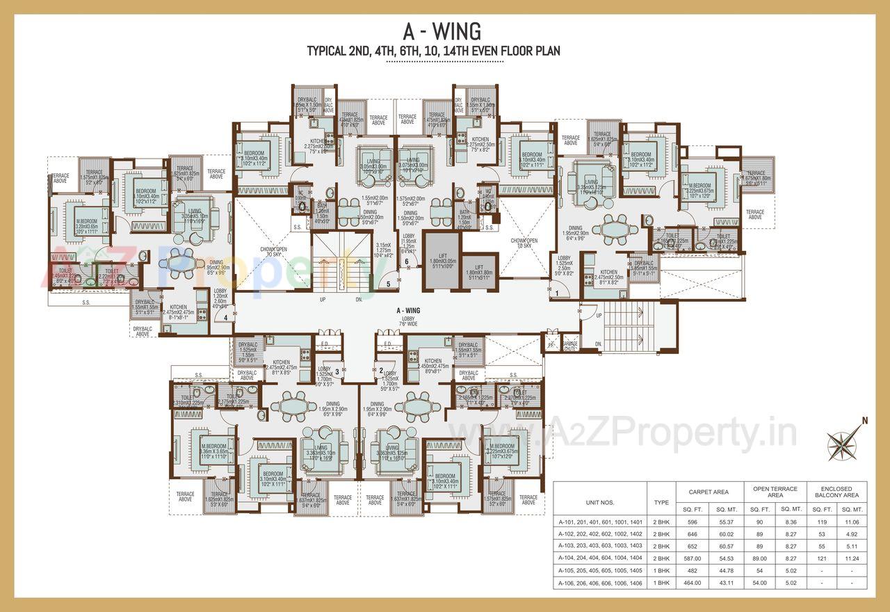 0002 of real estate project Vertical Alcinia located at Mohammadwadi, Pune, Maharashtra
