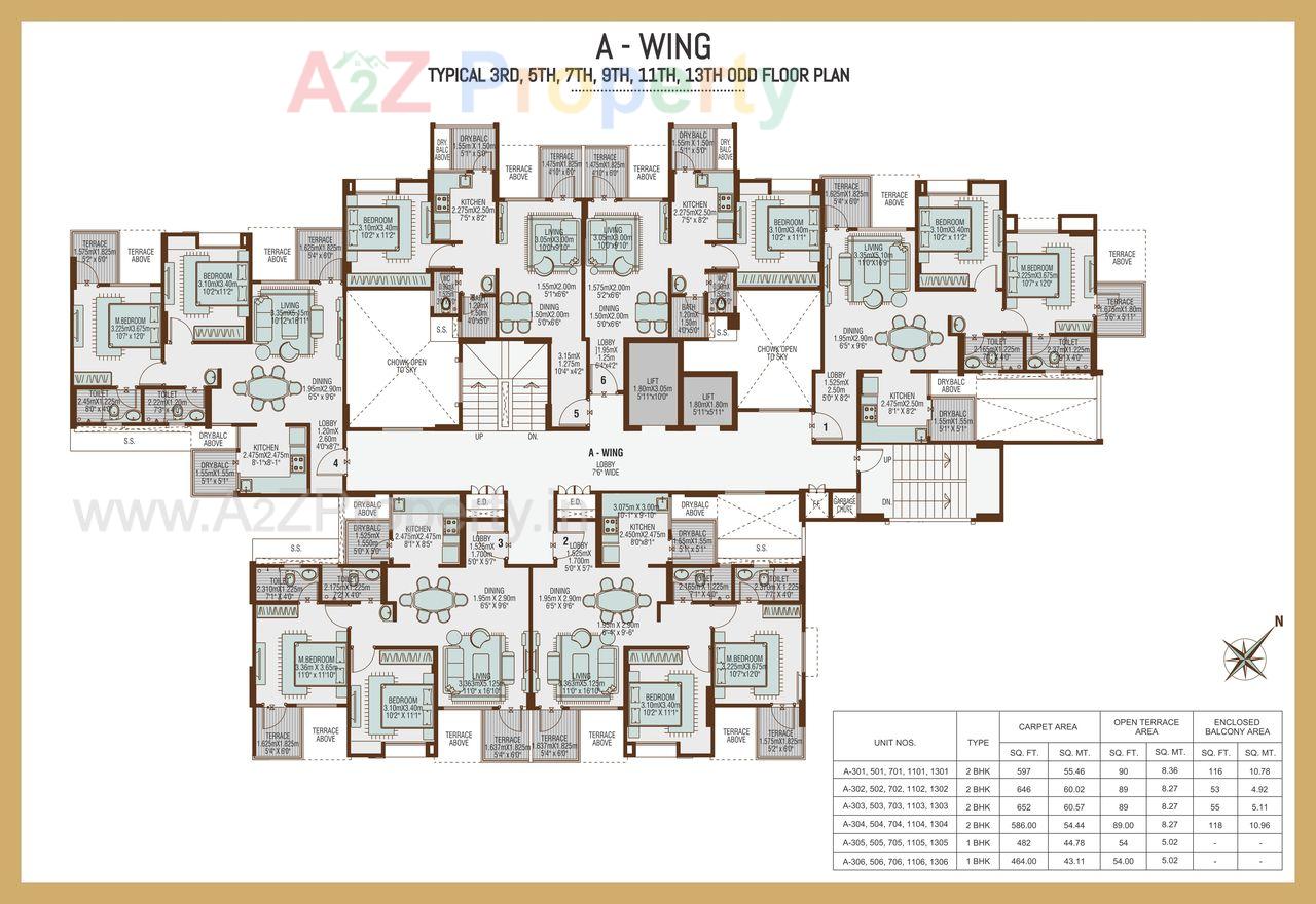 0003 of real estate project Vertical Alcinia located at Mohammadwadi, Pune, Maharashtra