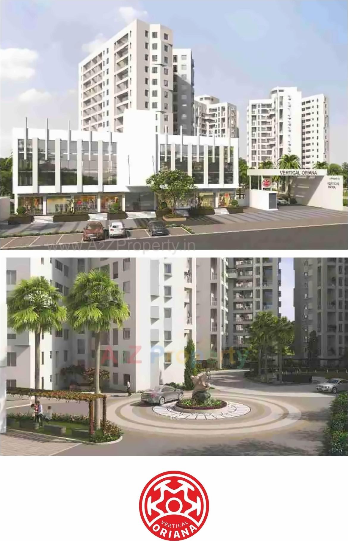 3D Elevation of real estate project Vertical Oriana located at Keshavnagarmundwa, Pune, Maharashtra