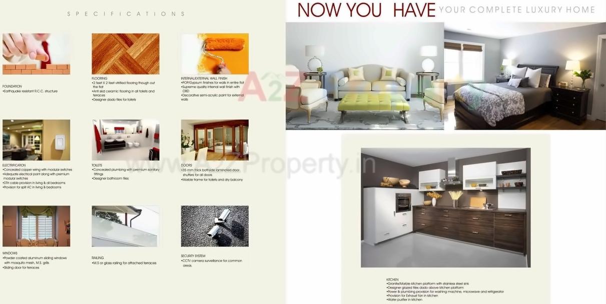 Layout of real estate project Village Residency located at Kasarsai, Pune, Maharashtra