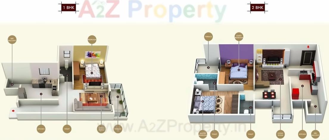 Layout of real estate project Village Residency located at Kasarsai, Pune, Maharashtra