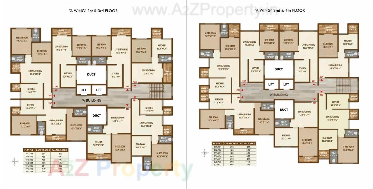 Layout of real estate project Village Residency located at Kasarsai, Pune, Maharashtra