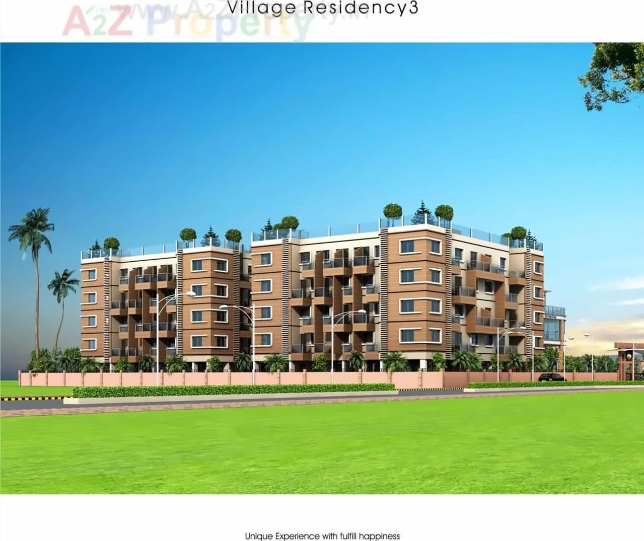 3D Elevation of real estate project Village Residency located at Kasarsai, Pune, Maharashtra