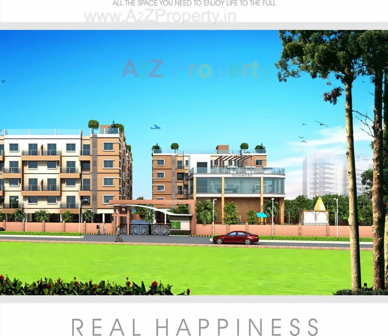 3D Elevation of real estate project Village Residency located at Kasarsai, Pune, Maharashtra