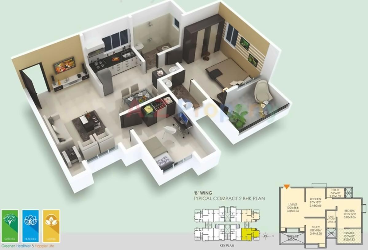 Layout of real estate project Vishnuvihar located at Kasar-amboli, Pune, Maharashtra