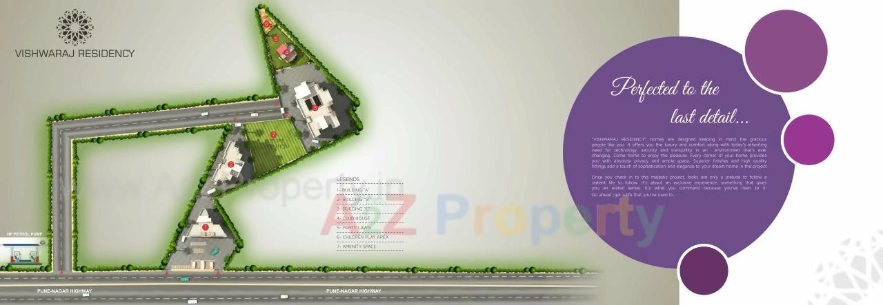  of real estate project Vishwaraj Residency located at Wagholi, Pune, Maharashtra