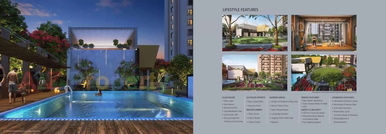 3D Elevation of real estate project Vision Ace located at Tathwade, Pune, Maharashtra