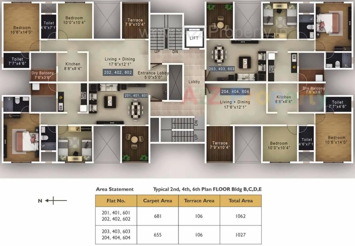 Layout of real estate project Vision Boulevard located at Pimpale-saudagar, Pune, Maharashtra