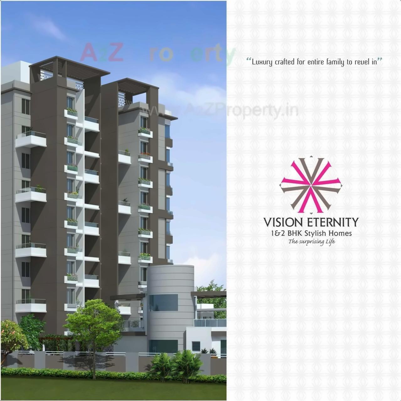 3D Elevation of real estate project Vision Eternity located at Marunji, Pune, Maharashtra