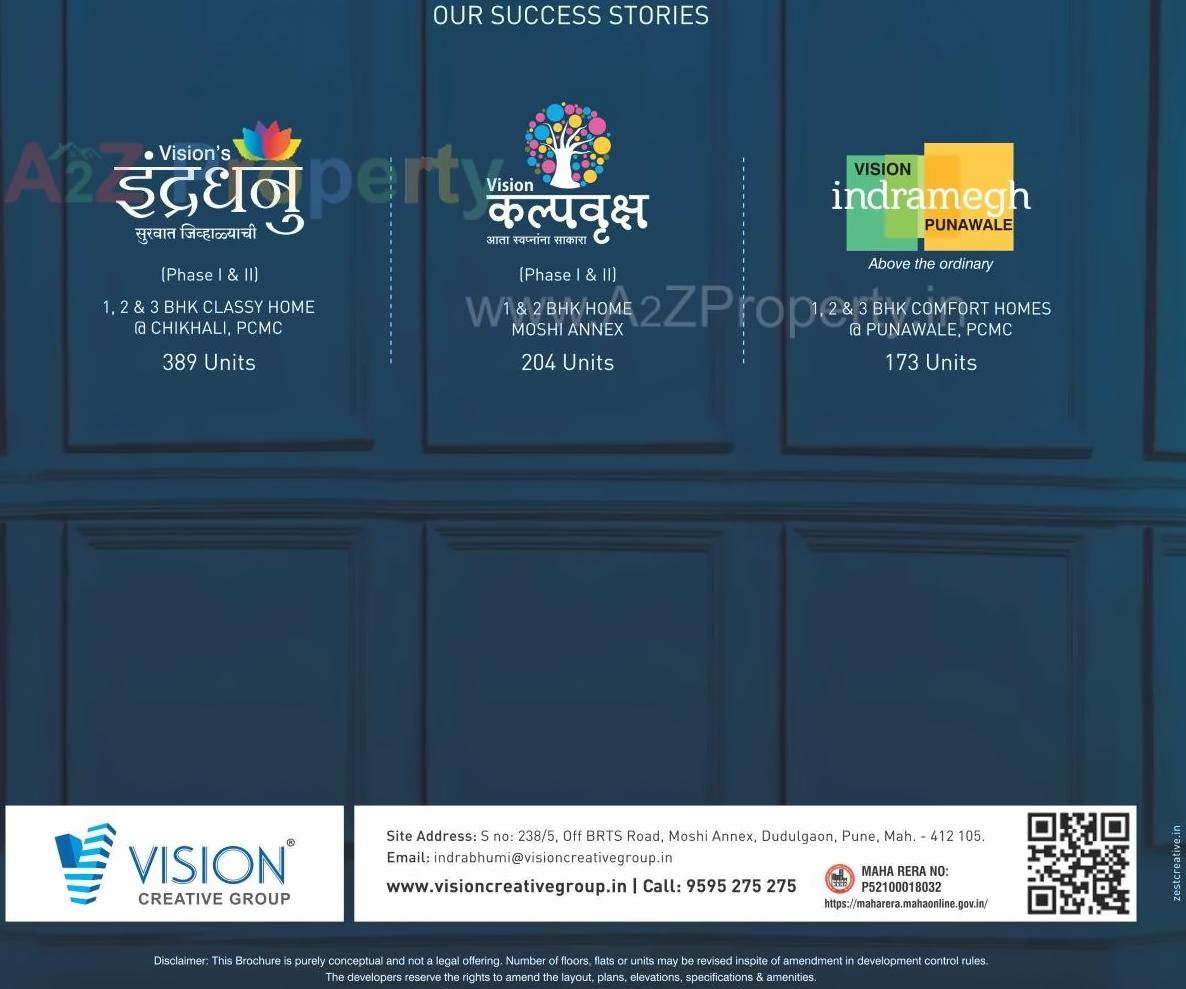  of real estate project Vision Indrabhumi located at Pimpri-chinchawad-m-corp, Pune, Maharashtra