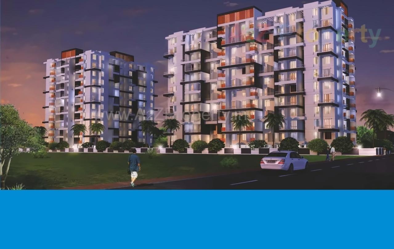 3D Elevation of real estate project Vision Kalpavriksha located at Pimpri-chinchawad-m-corp, Pune, Maharashtra