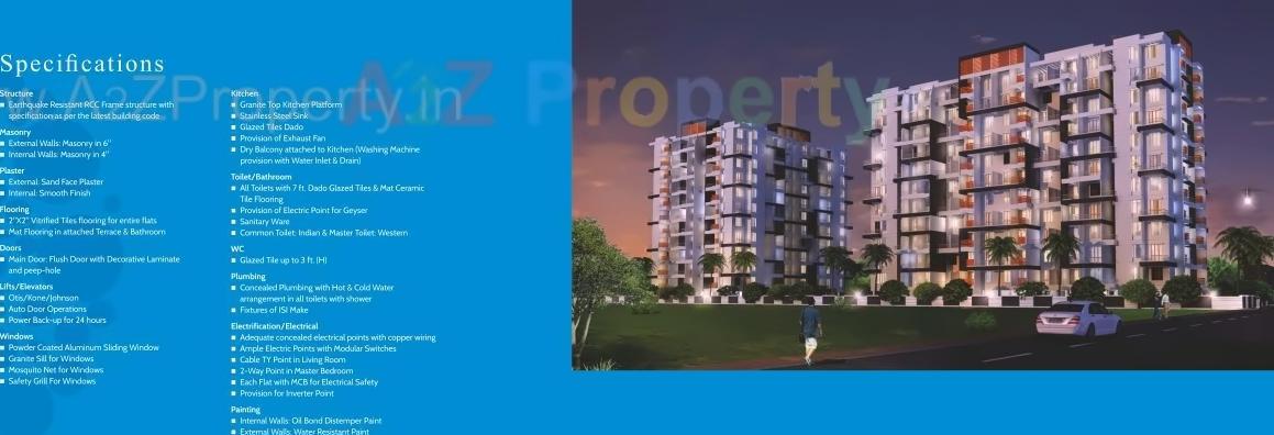 3D Elevation of real estate project Vision Kalpavriksha located at Pimpri-chinchawad-m-corp, Pune, Maharashtra