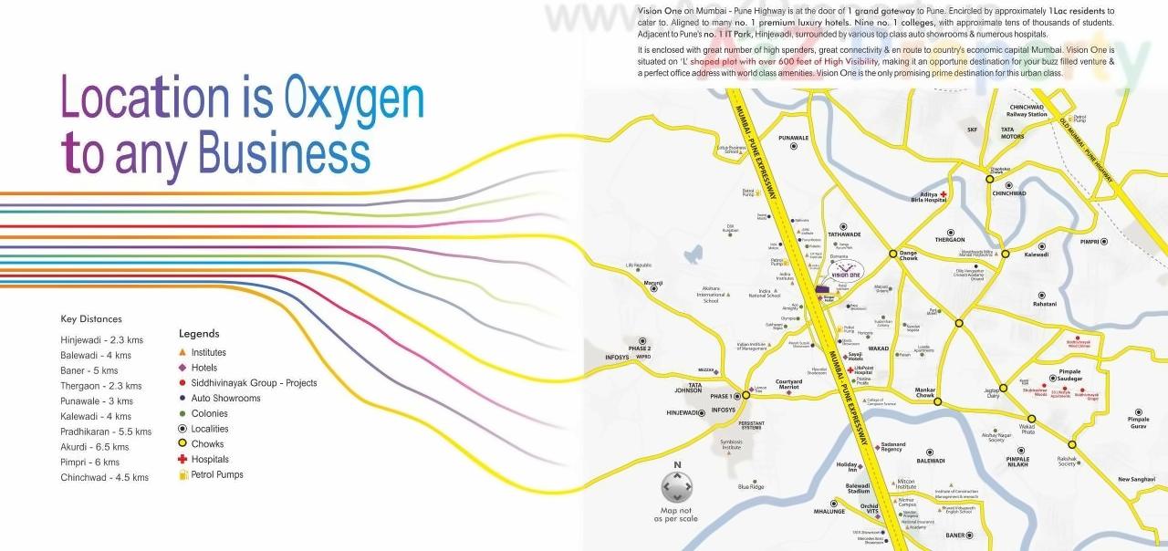  of real estate project Vision One Two located at Tathwade, Pune, Maharashtra