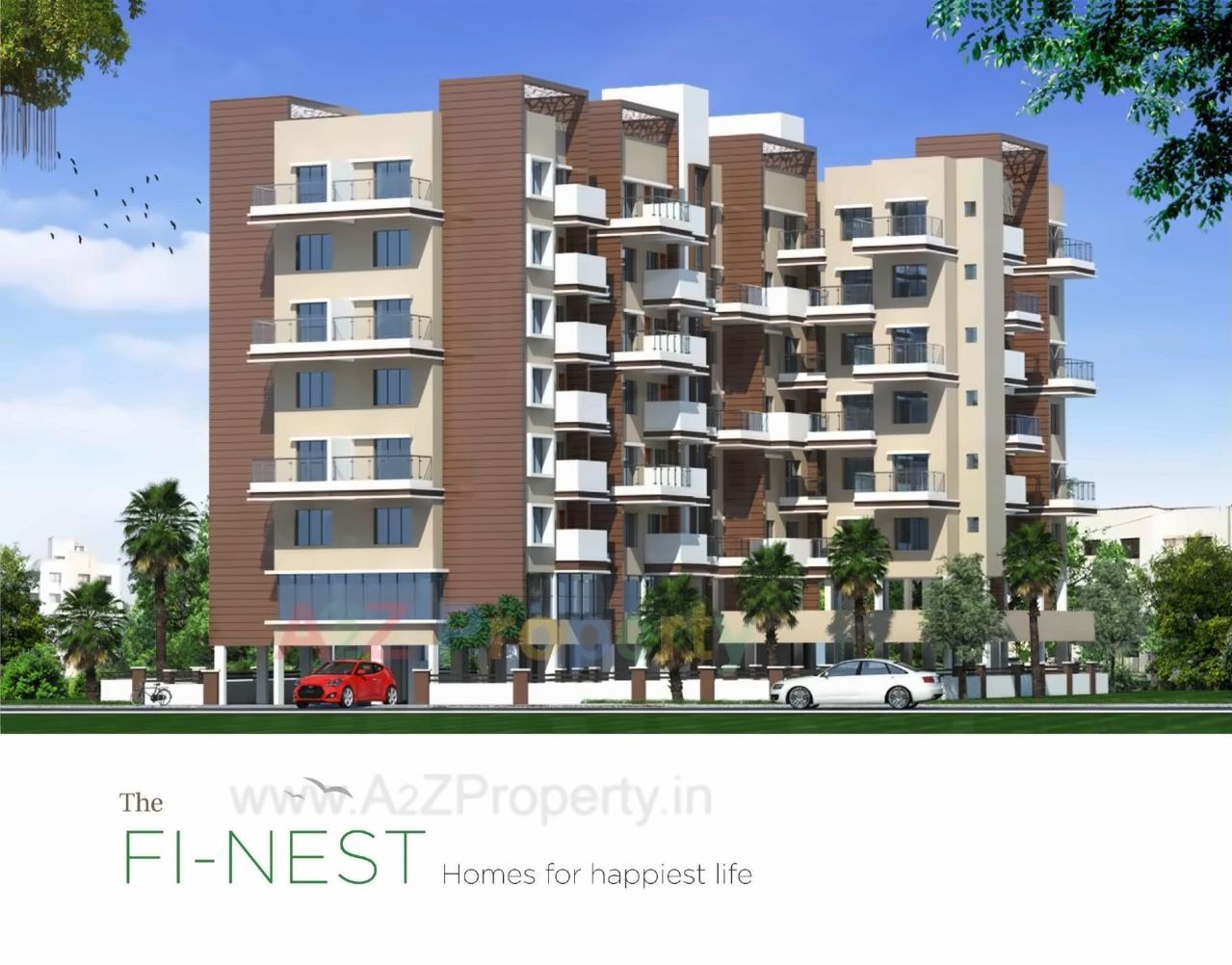 3D Elevation of real estate project Vision Vatika located at Pimpri-chinchawad-m-corp, Pune, Maharashtra