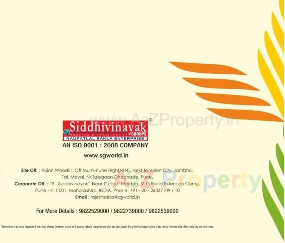  of real estate project Vision Woods located at Jambhul, Pune, Maharashtra