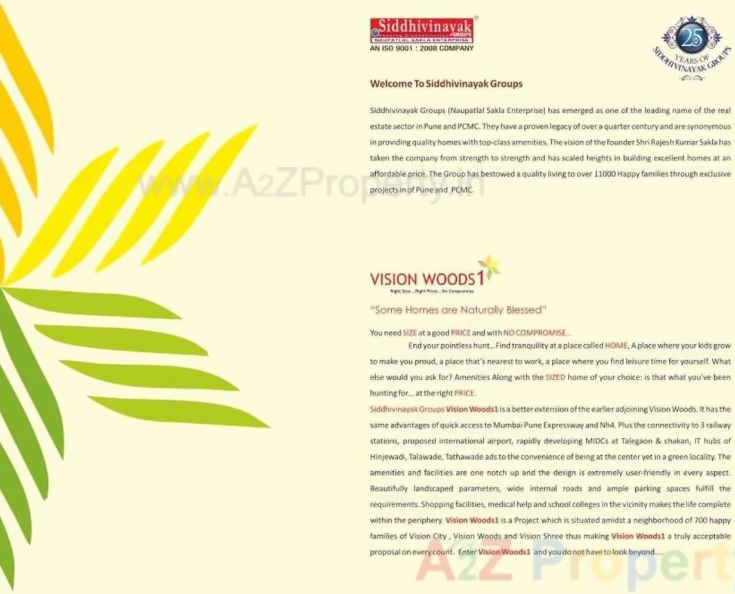  of real estate project Vision Woods located at Jambhul, Pune, Maharashtra