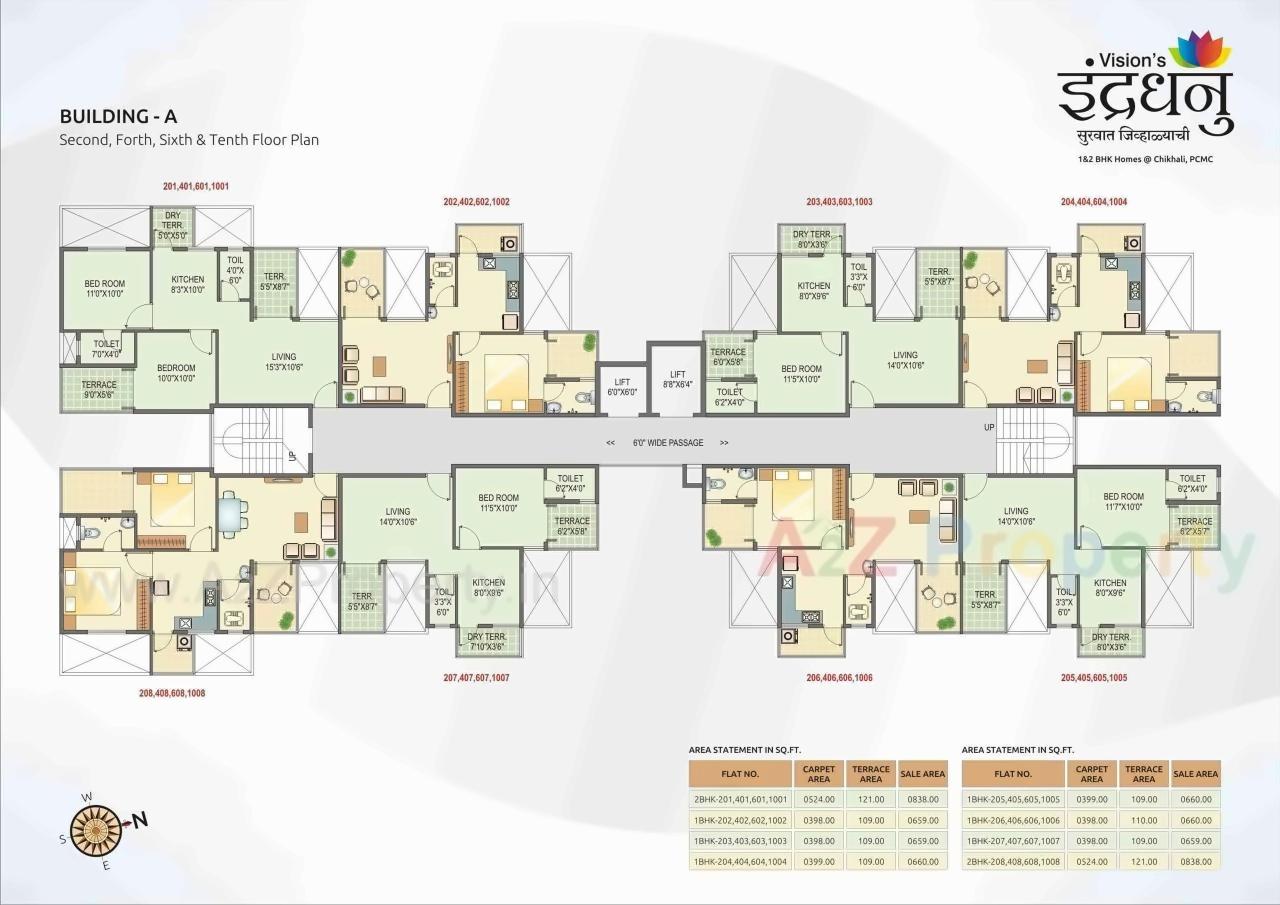 Layout of real estate project Visions Indradhanu located at Pimpri-chinchawad-m-corp, Pune, Maharashtra