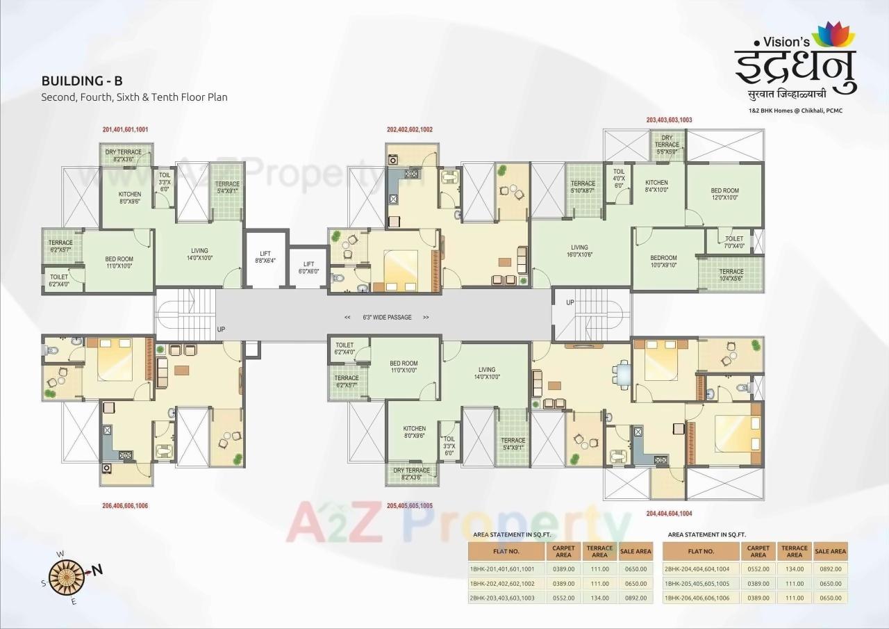 Layout of real estate project Visions Indradhanu located at Pimpri-chinchawad-m-corp, Pune, Maharashtra