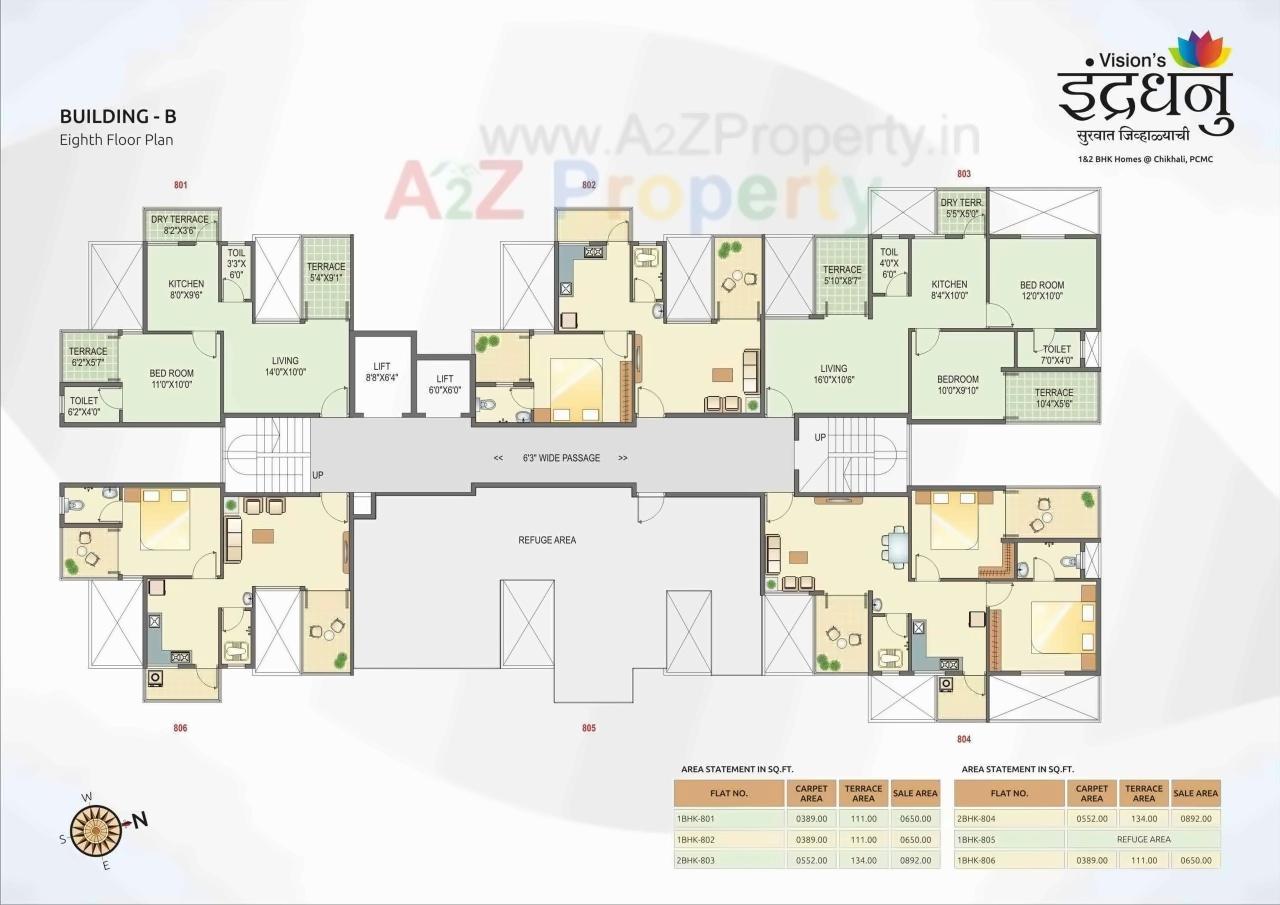 Layout of real estate project Visions Indradhanu located at Pimpri-chinchawad-m-corp, Pune, Maharashtra