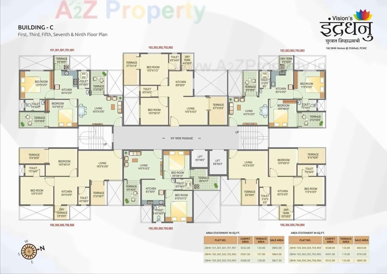 Layout of real estate project Visions Indradhanu located at Pimpri-chinchawad-m-corp, Pune, Maharashtra