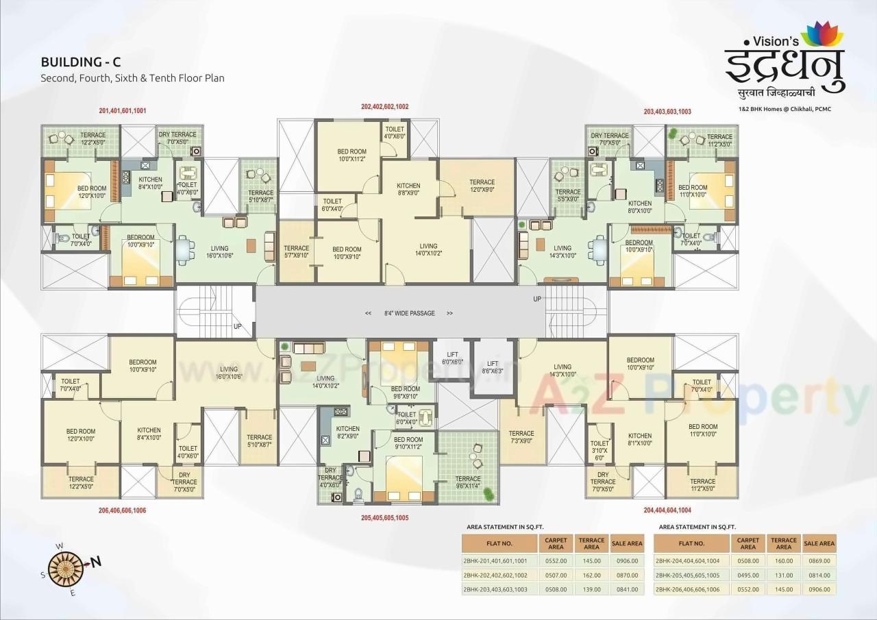 Layout of real estate project Visions Indradhanu located at Pimpri-chinchawad-m-corp, Pune, Maharashtra