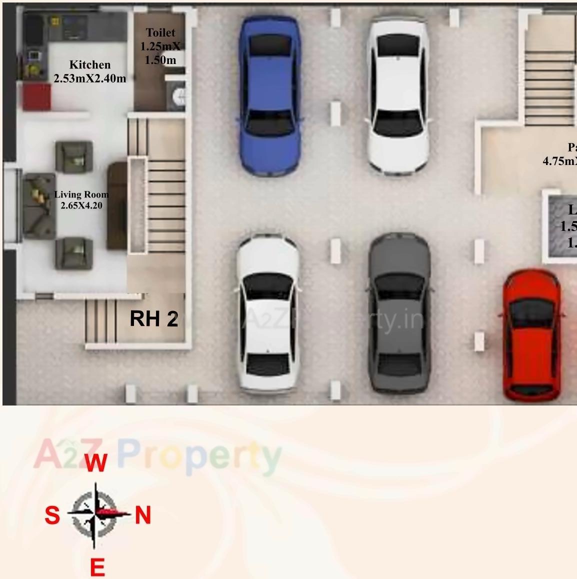 Layout of real estate project Vistaar Shubharambh located at Baner, Pune, Maharashtra