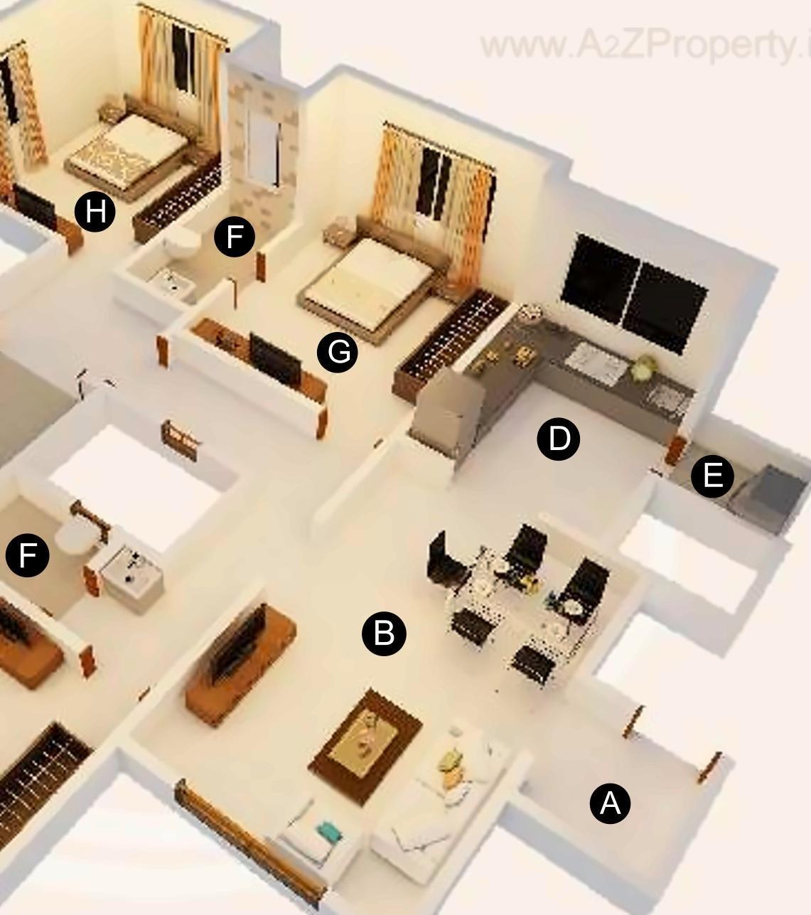 Layout of real estate project Vistaar Shubharambh located at Baner, Pune, Maharashtra