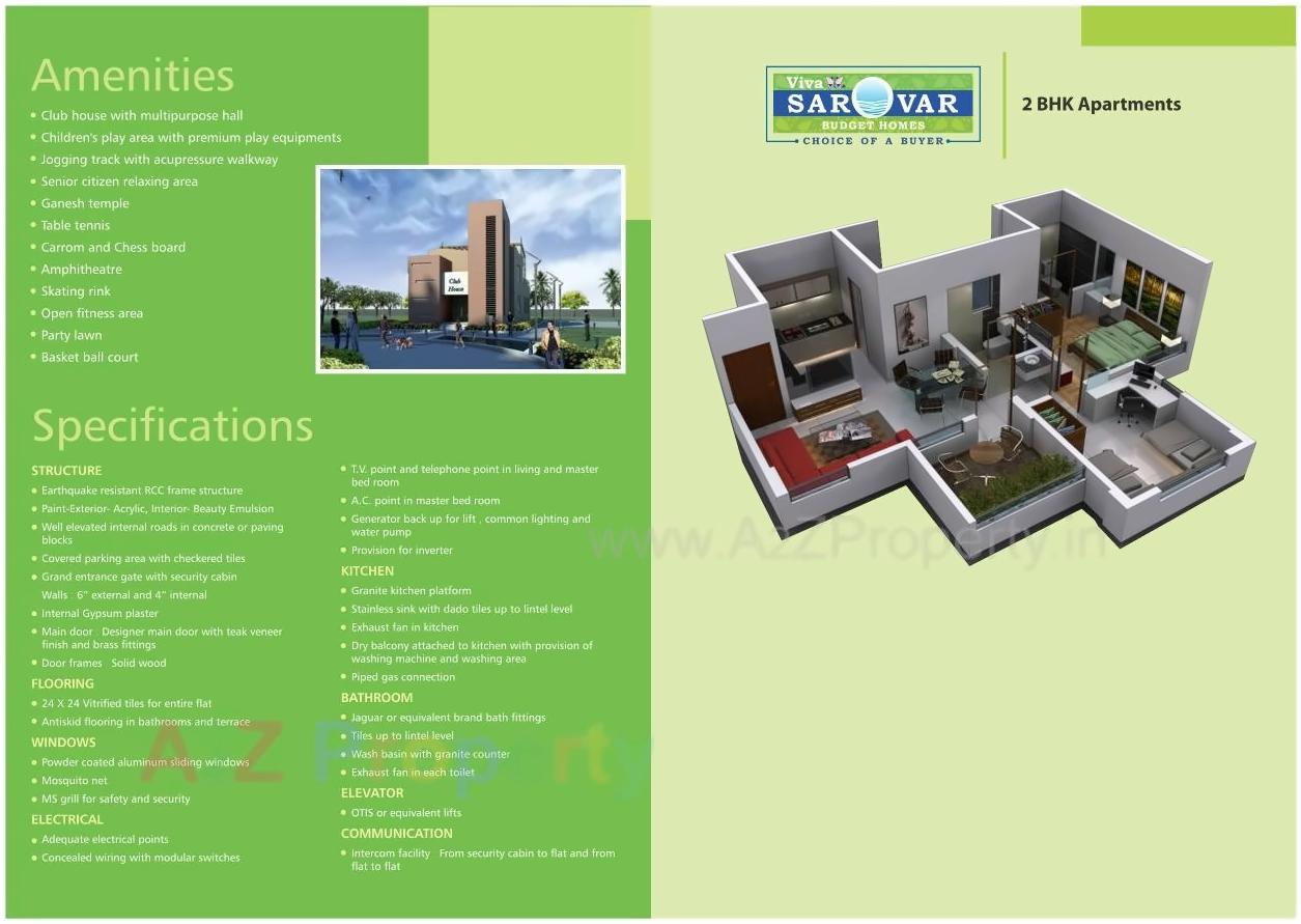  of real estate project Viva Sarovar located at Pune-m-corp, Pune, Maharashtra