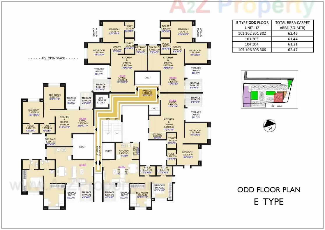 Layout of real estate project Vivanta Life Vishakha located at Dhanori, Pune, Maharashtra