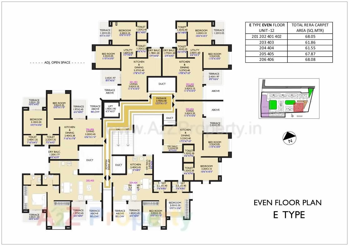 Layout of real estate project Vivanta Life Vishakha located at Dhanori, Pune, Maharashtra