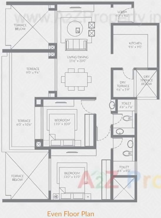  of real estate project Voski Emerald located at Koregaon-park, Pune, Maharashtra