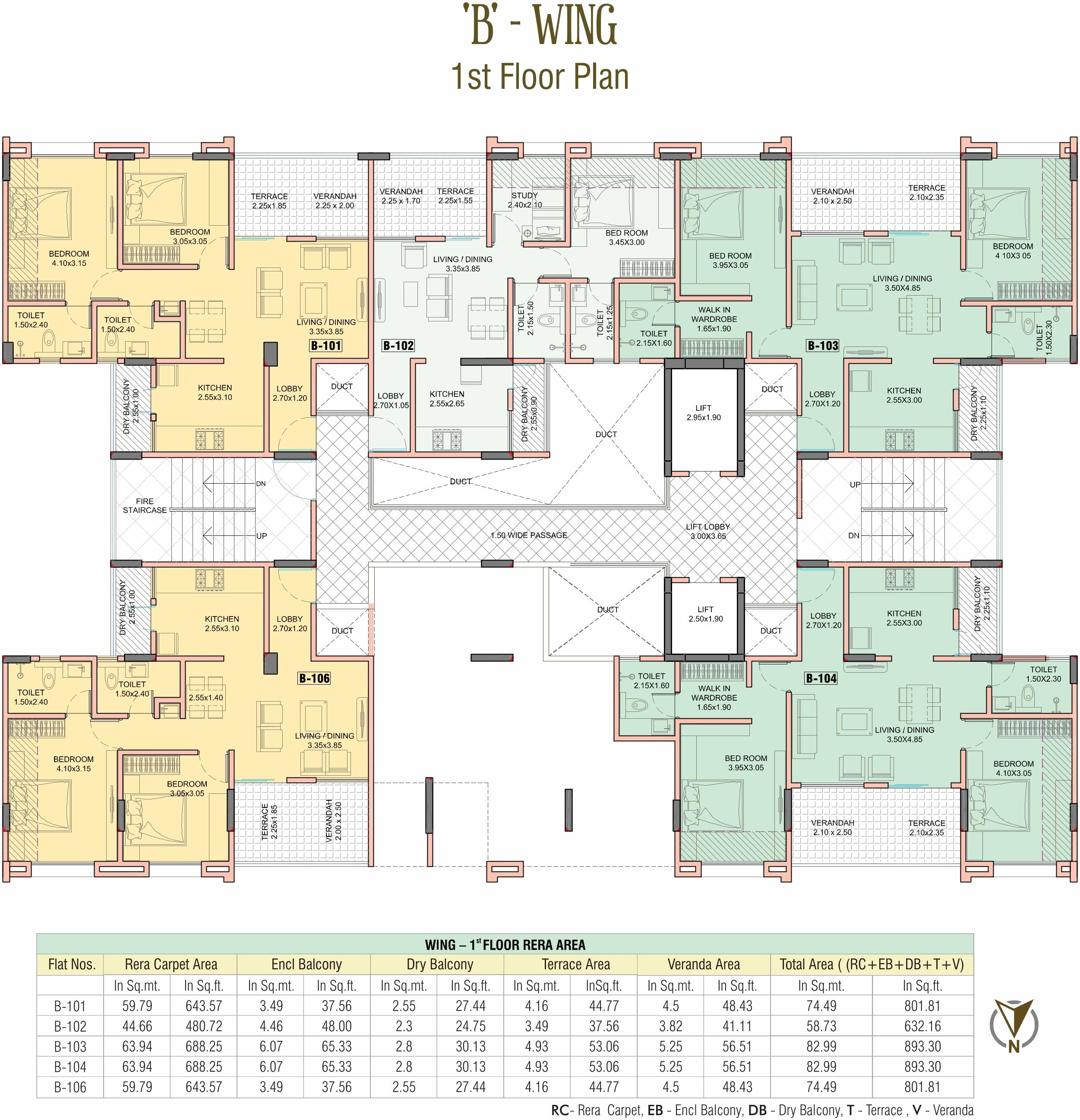 Layout of real estate project Vrindavan Heights located at Hadapsar, Pune, Maharashtra