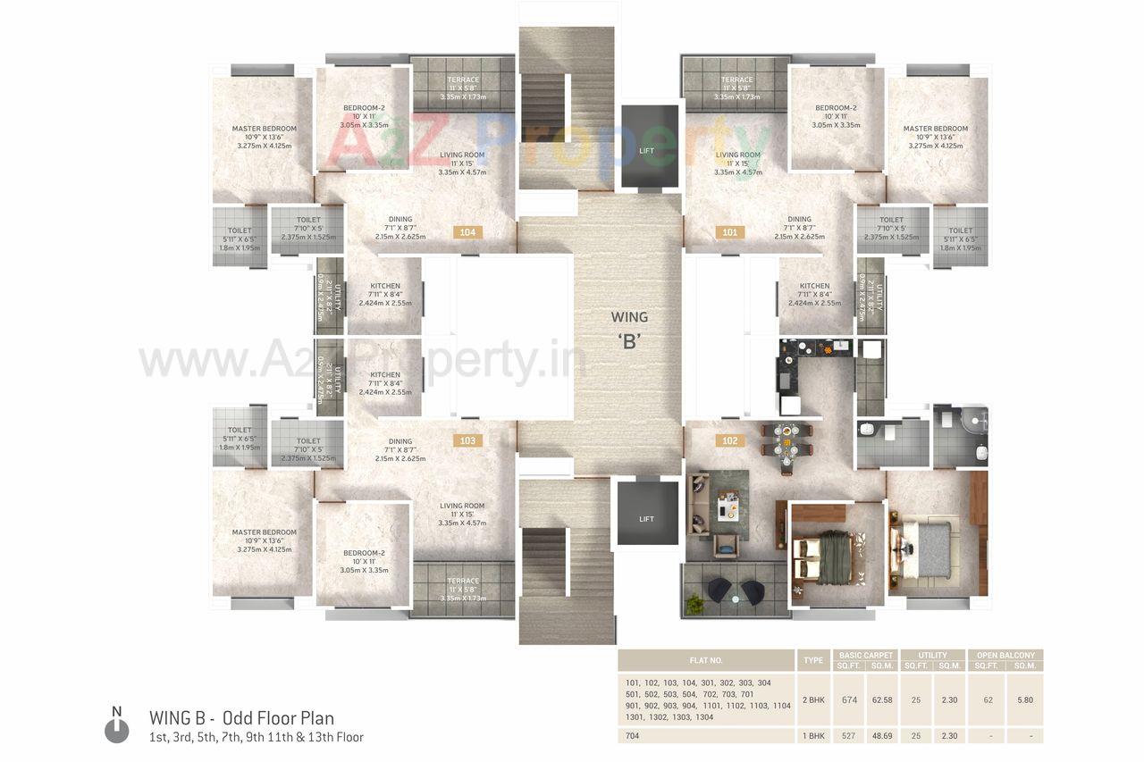 Vtp Solitarire Floor Plans B Odd of real estate project Vtp Solitaire Ab located at Vadgaonsheri, Pune, Maharashtra
