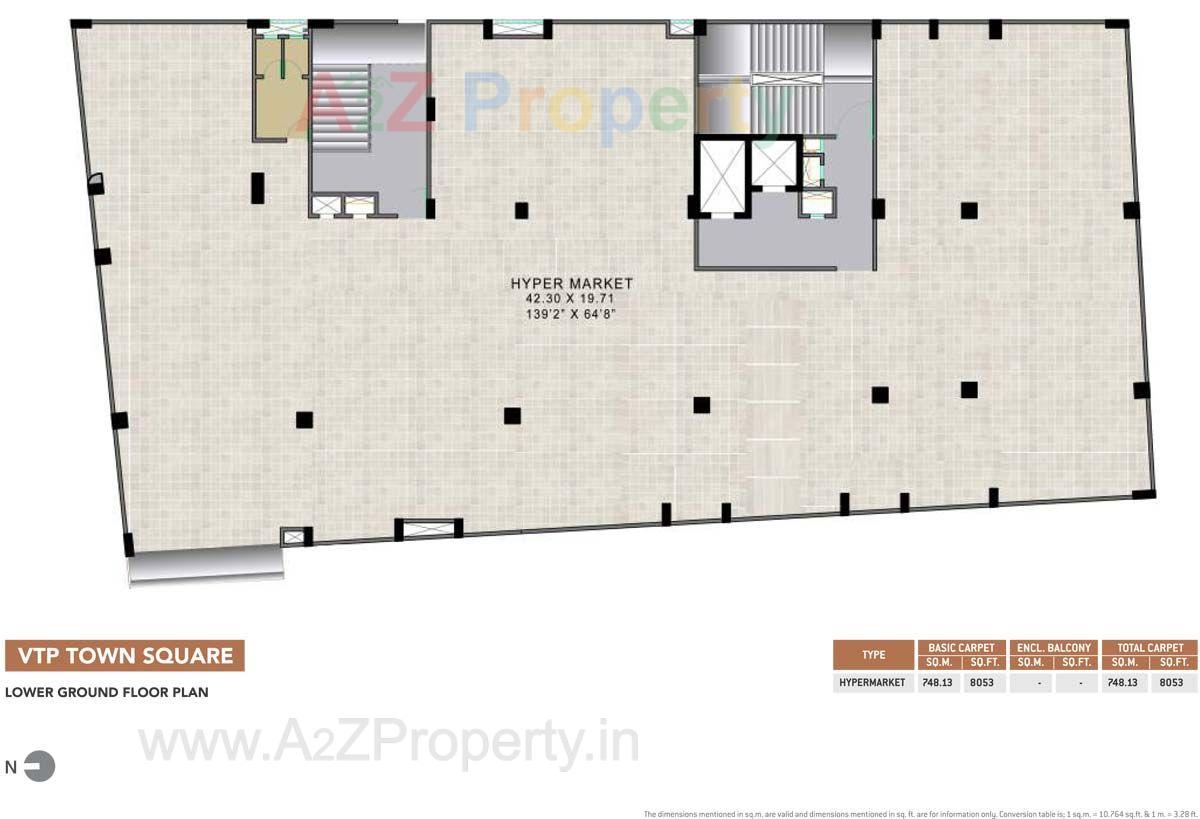 Lower Ground of real estate project Vtp Townsquare located at Mahalunge, Pune, Maharashtra
