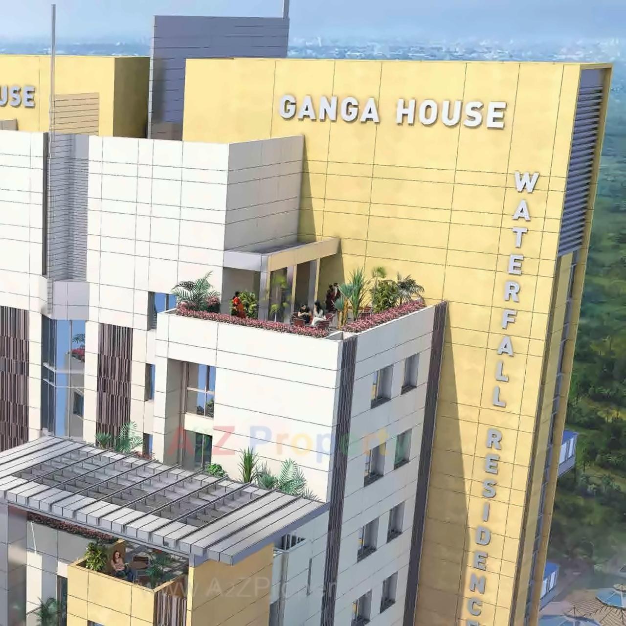 Layout of real estate project Waterfall Residence located at Haveli, Pune, Maharashtra