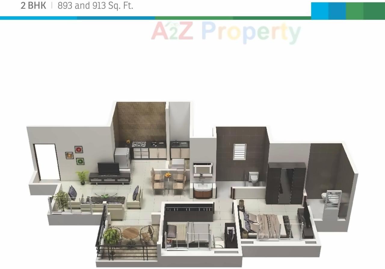 Layout of real estate project West Coast Park located at Shivne-part, Pune, Maharashtra