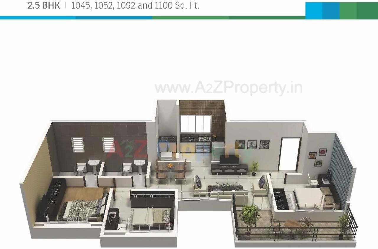Layout of real estate project West Coast Park located at Shivne-part, Pune, Maharashtra