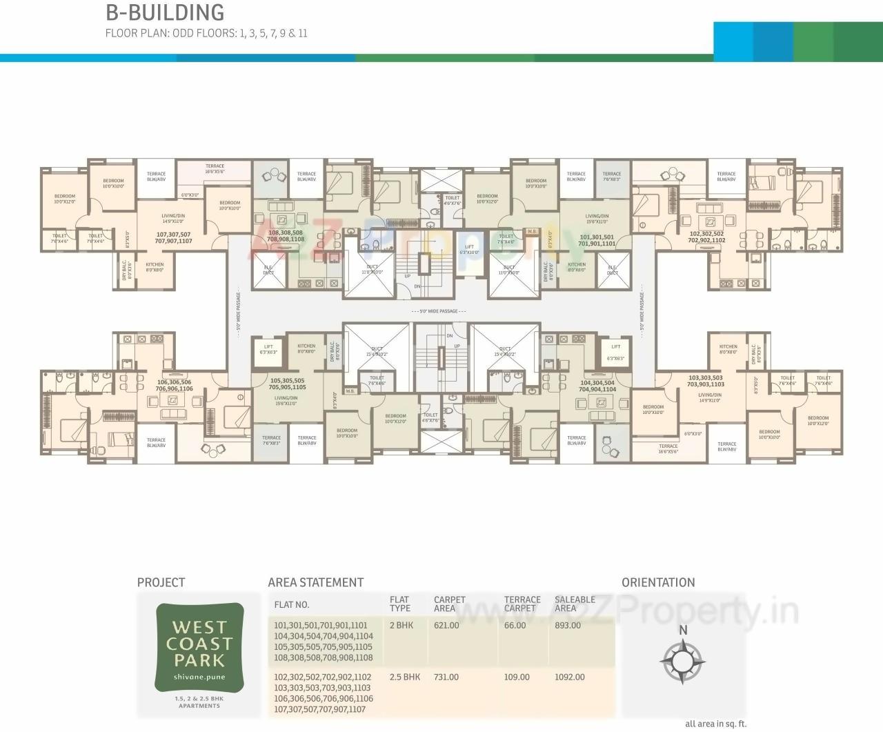Layout of real estate project West Coast Park located at Shivne-part, Pune, Maharashtra