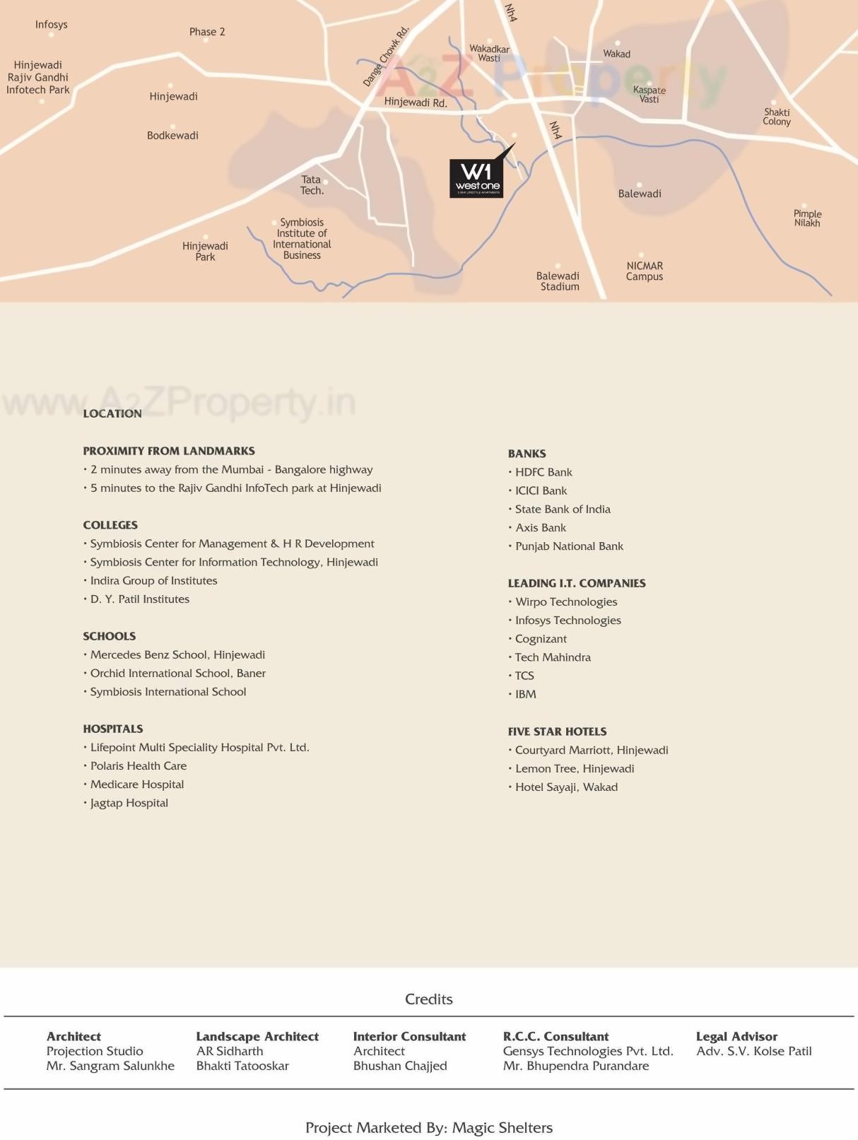  of real estate project West One located at Wakad, Pune, Maharashtra