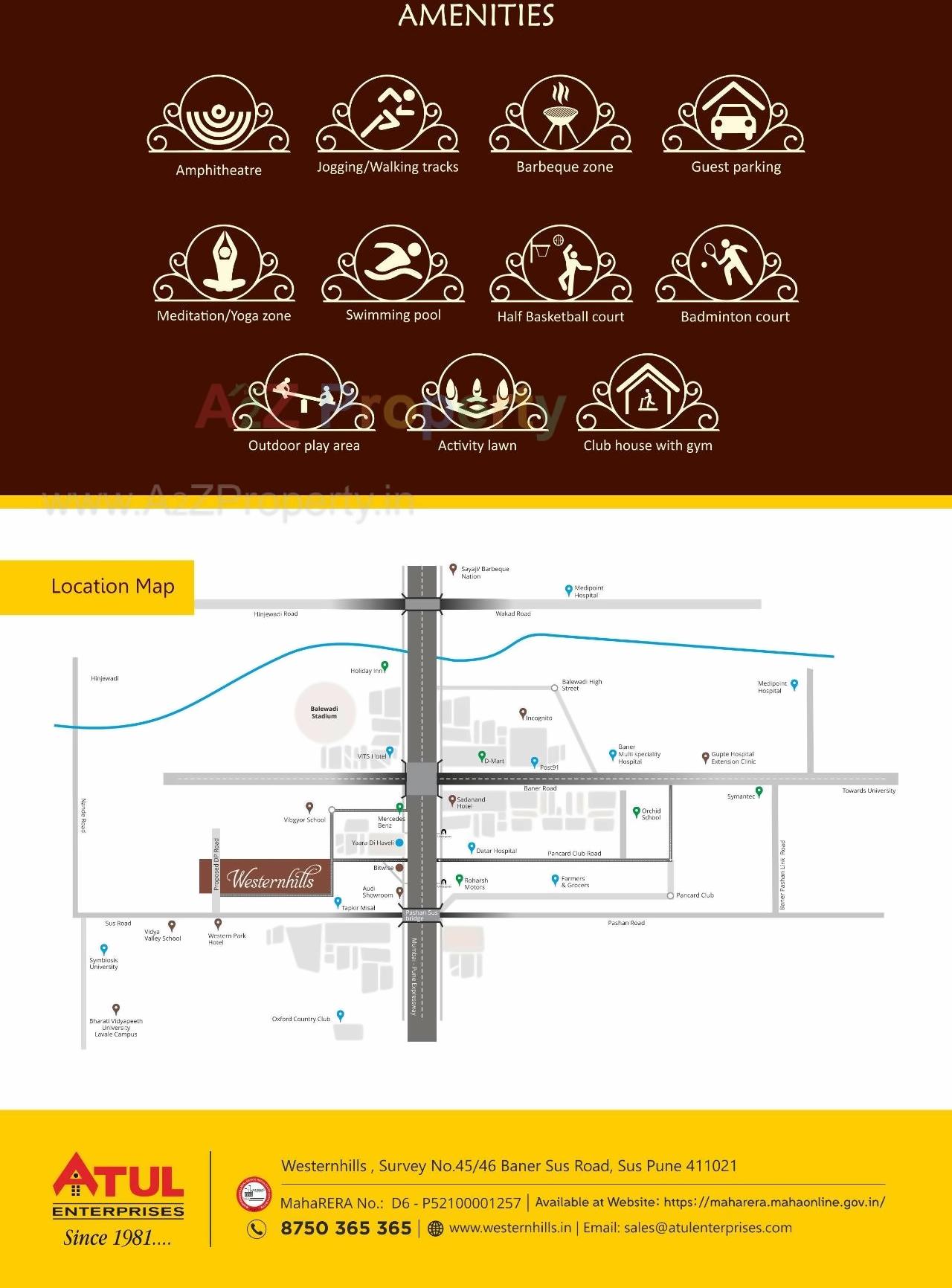  of real estate project Westernhills located at Sus, Pune, Maharashtra